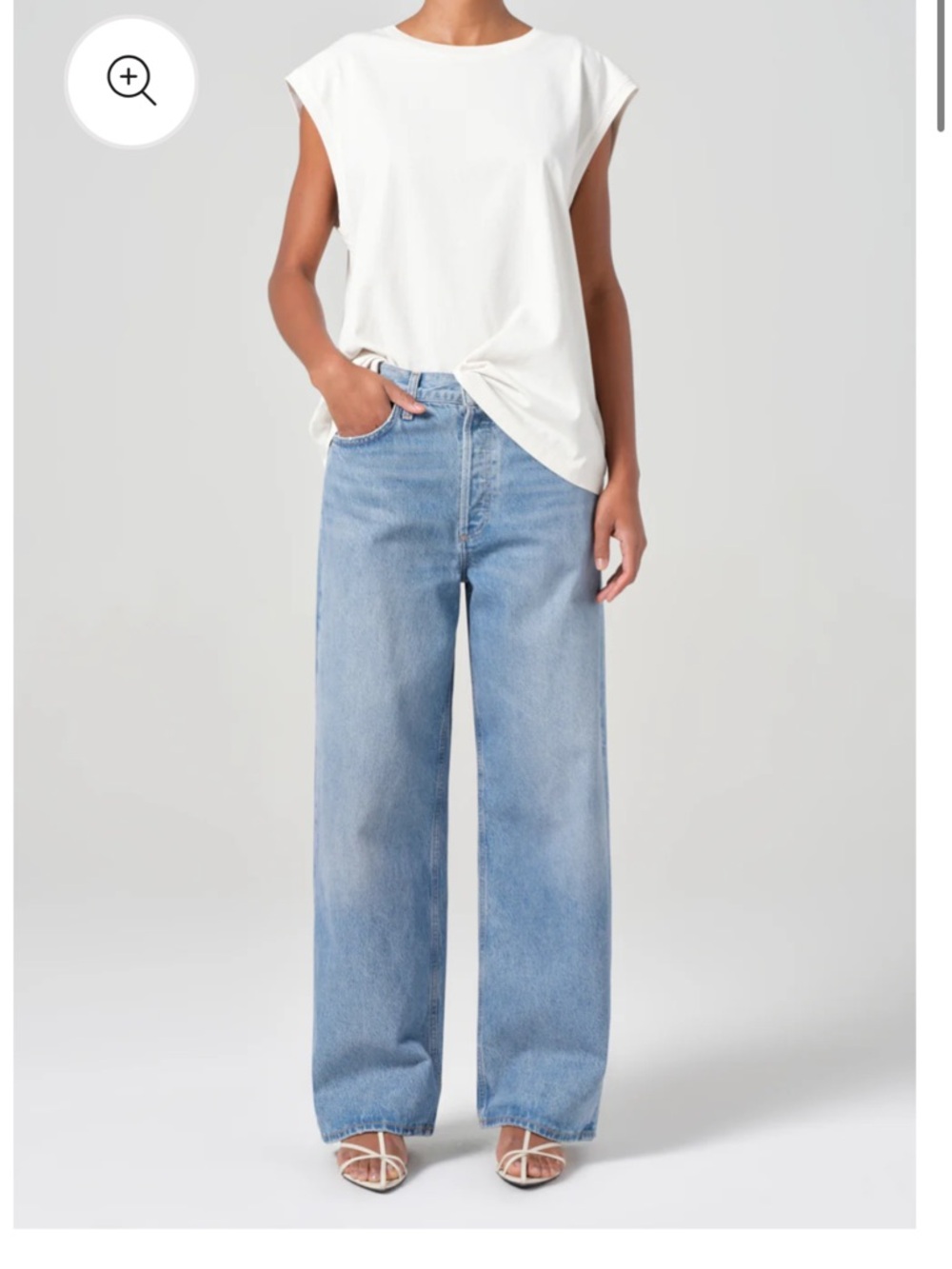 Agolde Low Slung Baggy Jeans in Libertine Size 27